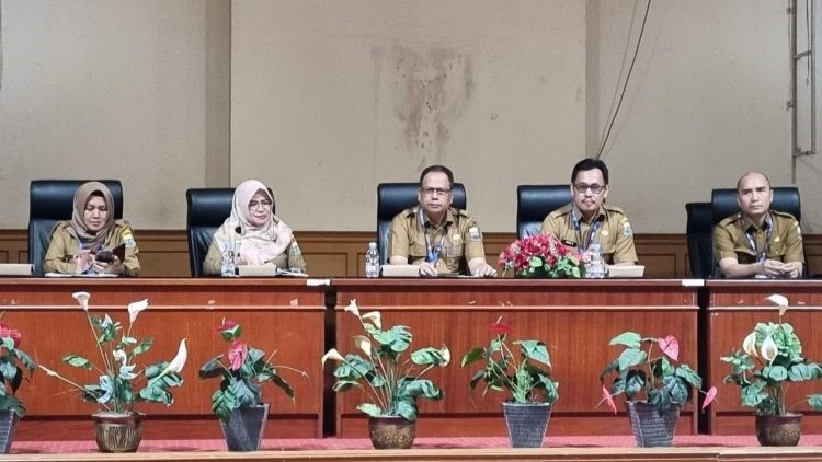 Disidik Jambi melaksanakan kegiatan Sosialisasi Juknis Penulisan Blangko Ijazah, Senin (22/4)