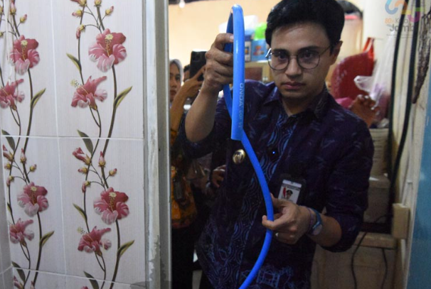 Diza Hazra Aljosha turun ke lapangan menemui warga RT 13 Kelurahan Kenali Asam