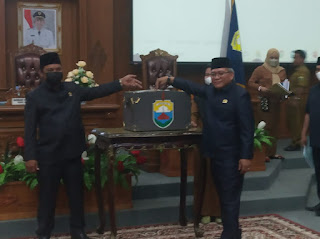 DPRD Muaro Jambi saat gelar rapat pemilihan Ketua Paripurna
