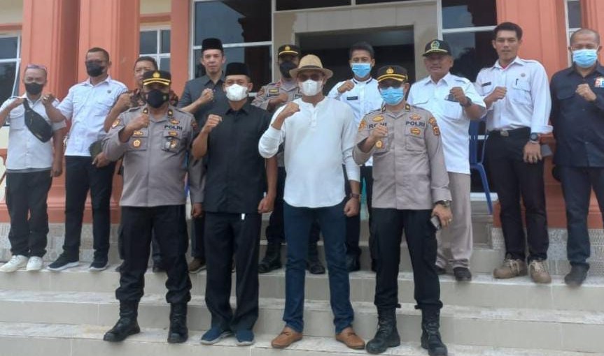 DPRD Muaro Jambi saat lakuakn realisasi fisik kegiatan APBD 2021