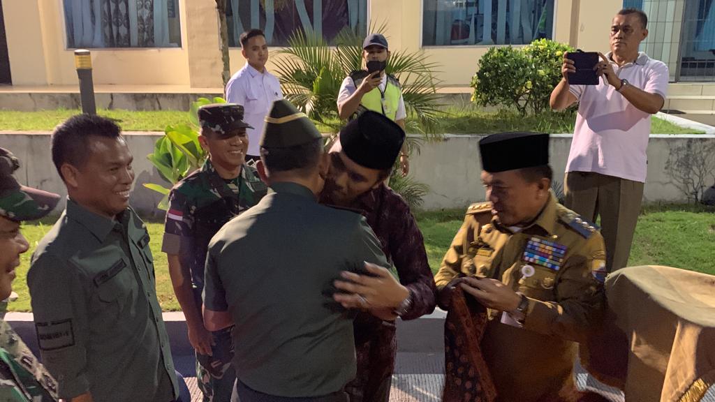 Edi Purwanto sambut kedatangan KASAD ke Jambi, Rabu (6/9)