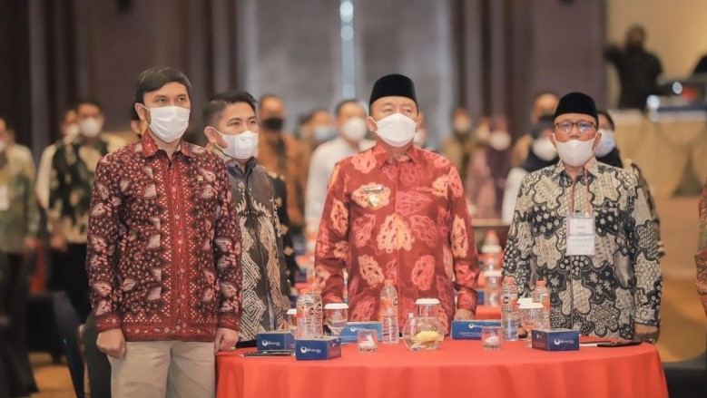 Edi Purwanto menghadiri launching Permendagri nomor 59 tahun 2021