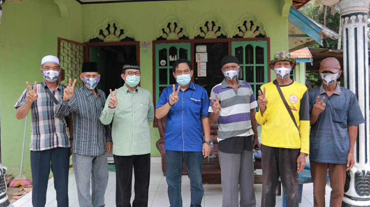 Fachrori saat silaturahmi dengan warga Kecamatan Sungai Gelam