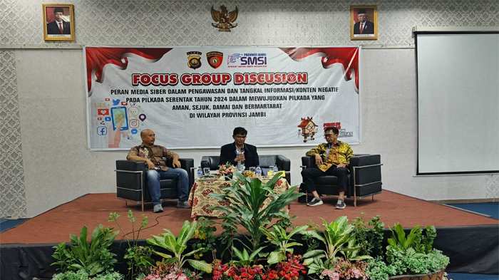 FGD Ditintelkam Polda Jambi dan SMSI Janbi