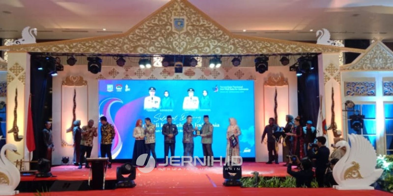 Pelaksanaan Sarasehan Istri Walikota Jambi se-Indonesia yang diadakan di Kota Jambi, Kamis (24/11)