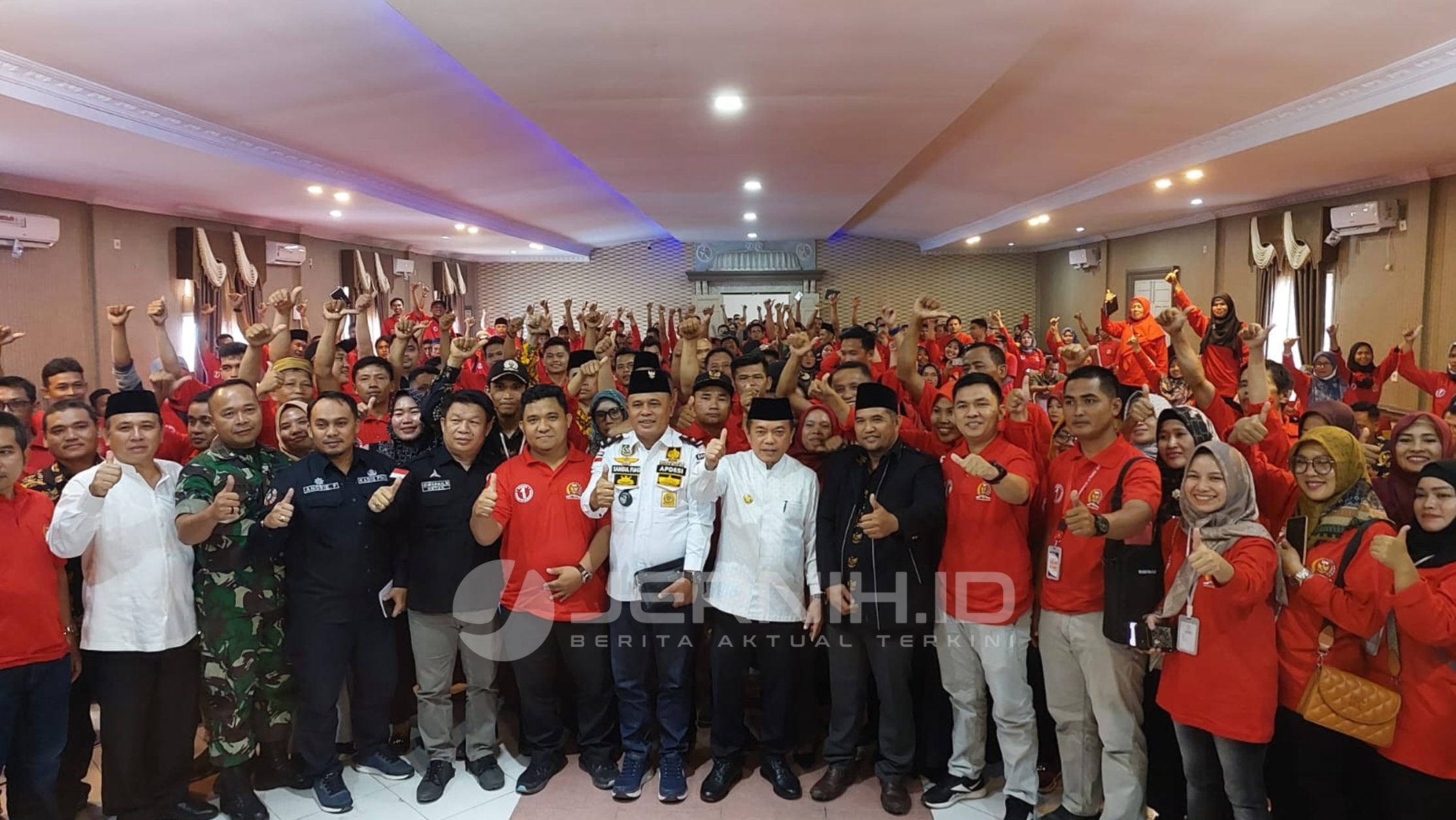 Al Haris saat hadiri Rakerda BPD Kabupaten Merangin, Sabtu (4/3)