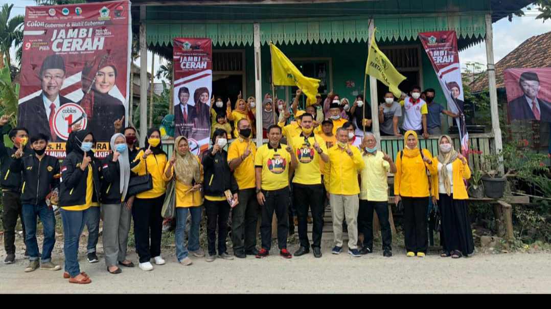 Golkar Jambi dan Kota Jambi saat roadshow di Kecamatan Pelayangan