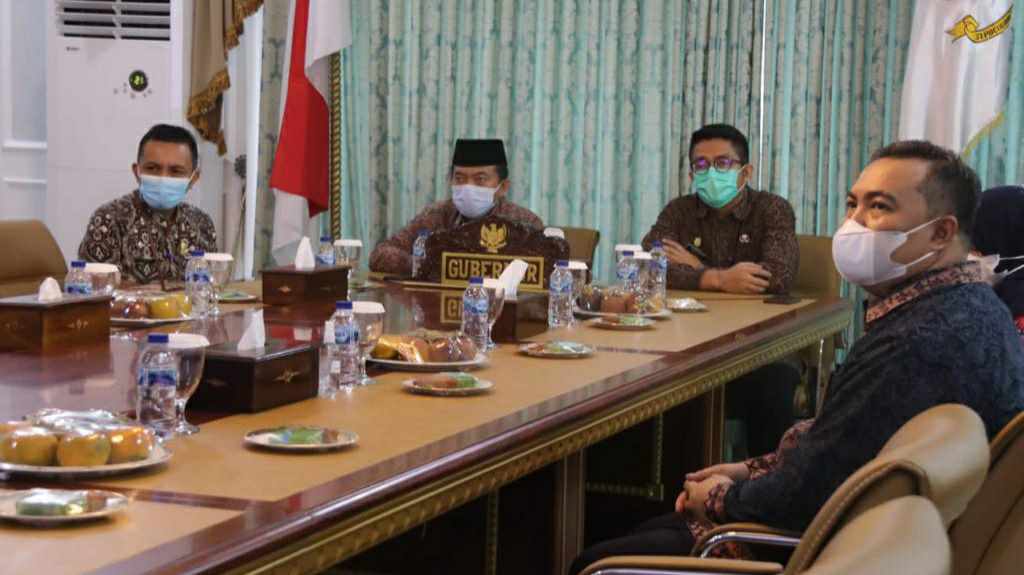 Gubernur Al Haris saat ikuti acara Peringatan Hari Anti Korupsi Sedunia Tahun 2021