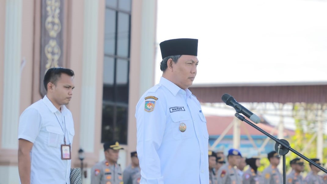 Wabup Hairan pimpin apel launching Polisi Rukun Warga