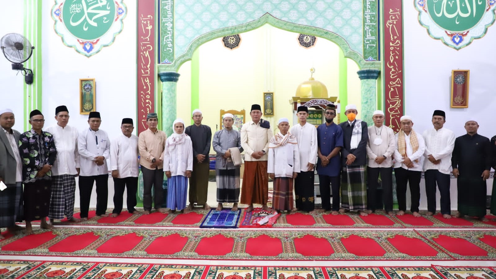 Wabup Hairan saat safari Ramadan di Desa Pasar Senen
