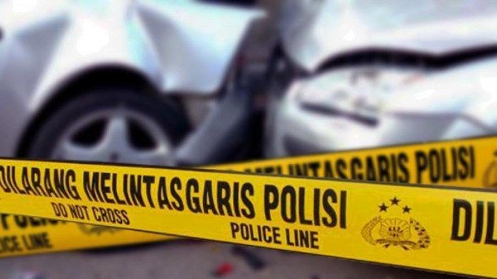 Ilustrasi kecelakaan mobil