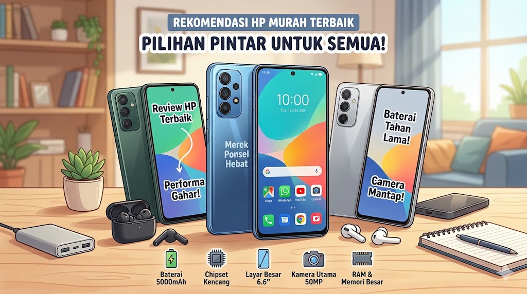 Ilustrasi HP murah RAM gahar