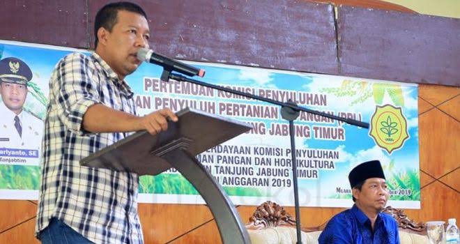 Kandidat petahana Pilbup Tanjab Timur, Romi Hariyanto 