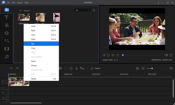 Edit video (ilustrasi)