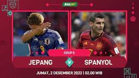 Jepang vs Spanyol Piala Dunia 2022 Qatar