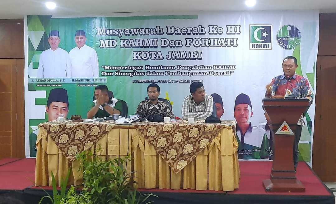 Joni Ismed saat sampaikan sambutan