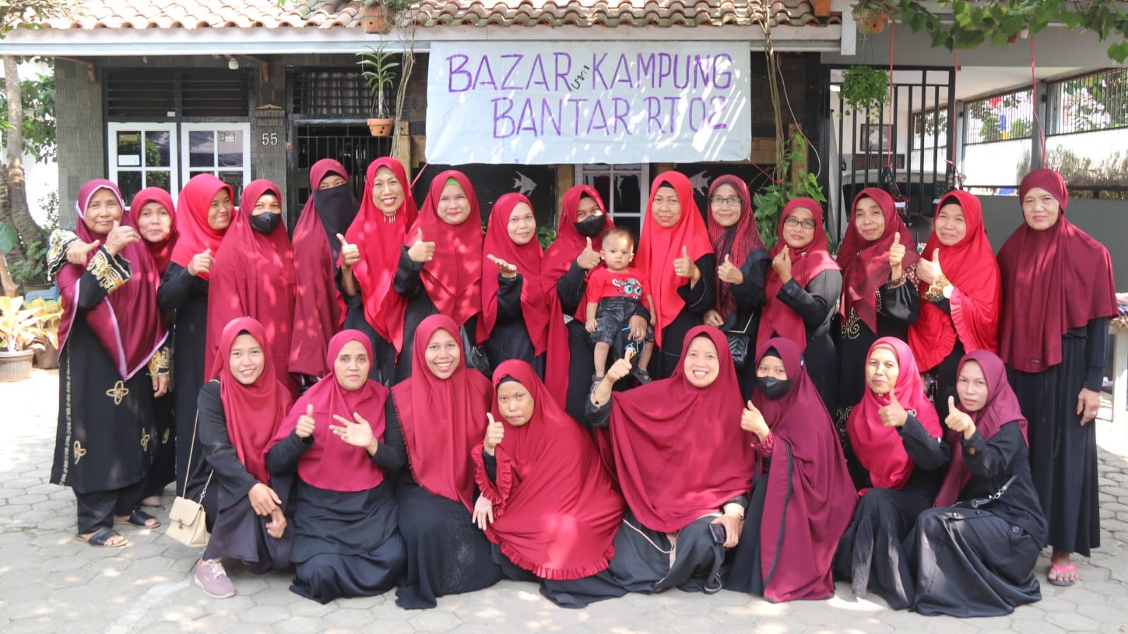 RT 02 Mayang Mangurai sambut Tim Penilai Kampung Bantar, Senin (16/10)