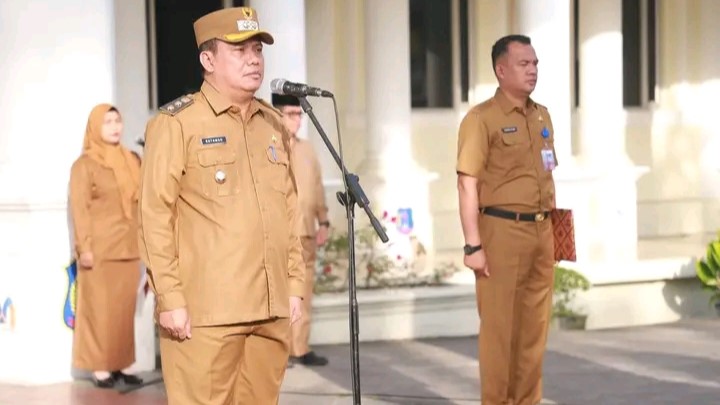 Wabup Katamso Pimpin Apel di Lingkup Sekretariat Daerah