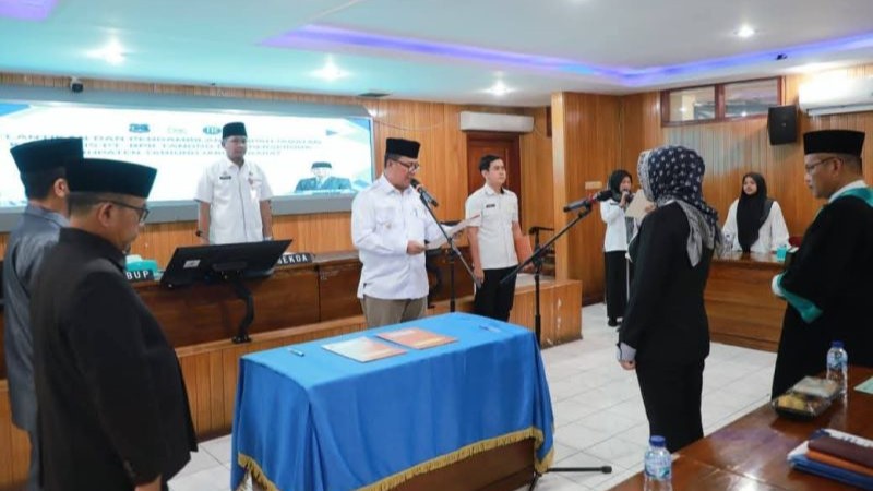 Wabup Katamso Lantik Komisaris PT BPR Tanggo Rajo