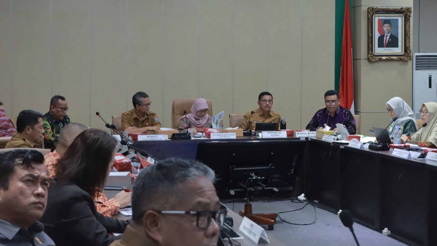 Katamso paparkan RDTR Perkotaan Bramitam Kiri dalam rapat lintas sektor