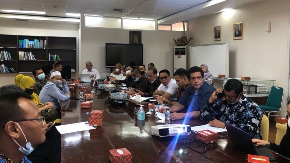 Komisi I DPRD Provinsi Jambi saat konsultasi ke Perpustakaan Nasional