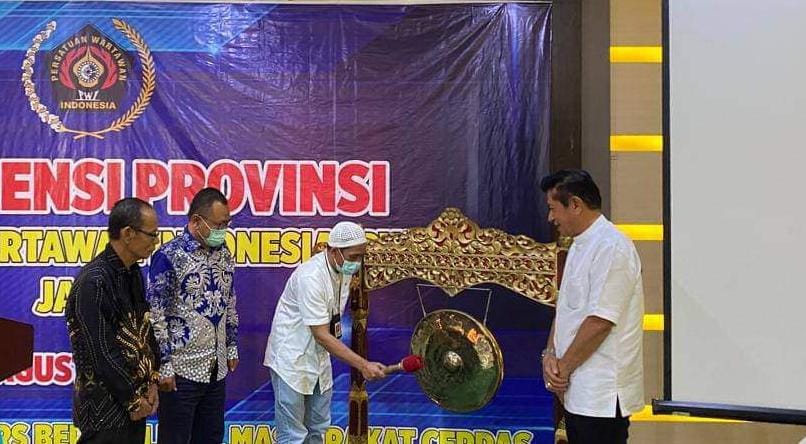 Pembukaan Konferprov PWI Jambi beberapa waktu lalu