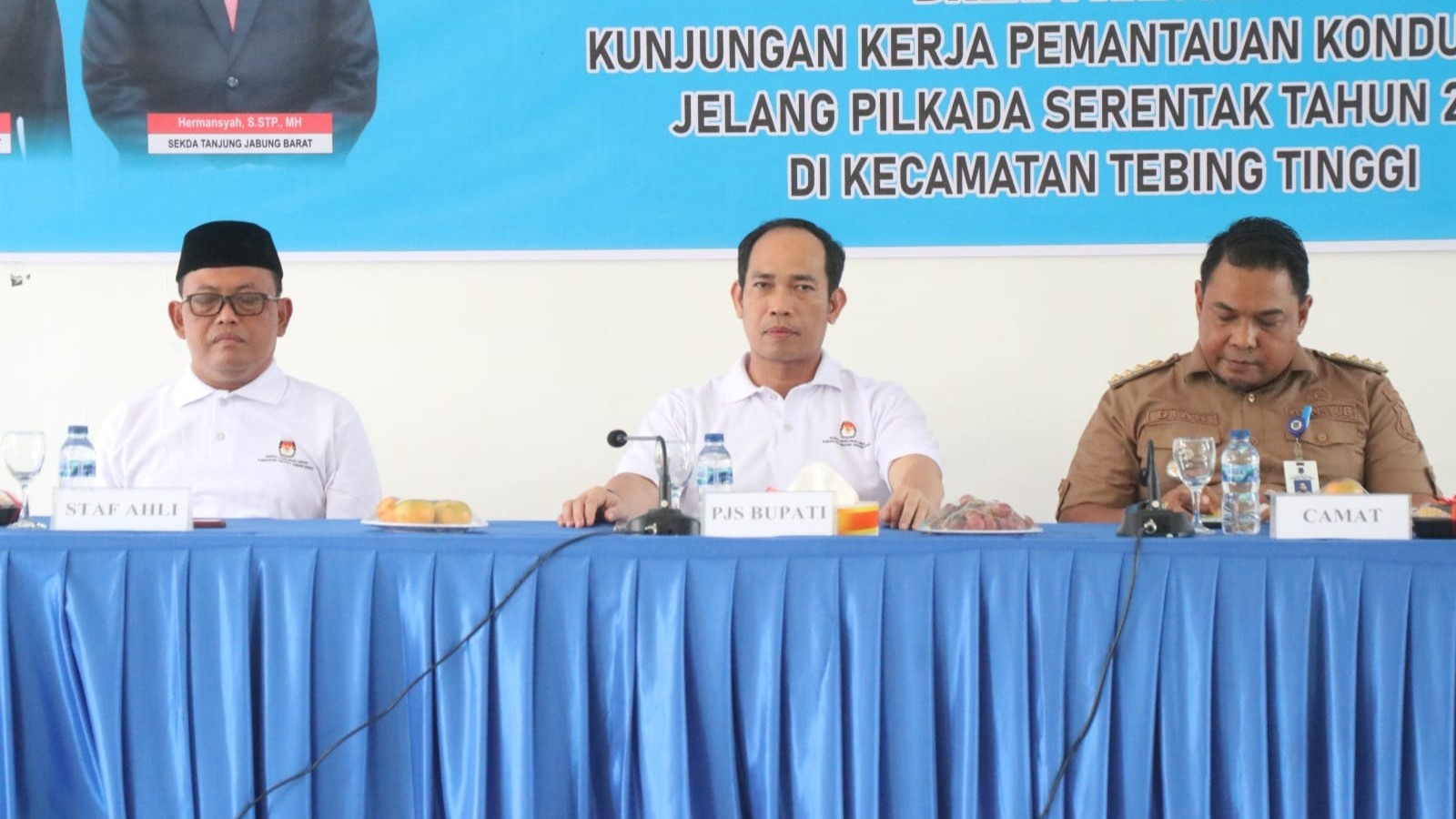 Kunker Pjs Bupati Tanjab Barat ke Tebing Tinggi