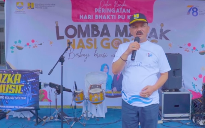 PUPR Provinsi Jambi gelar berbagai lomba meriahkan Hari Bhakti PU ke-78, Sabtu (2/12)