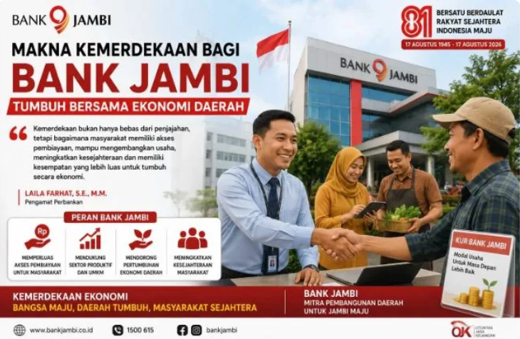 Pengamat Sebut Bank Jambi Pegang Peran Kunci Pacu Ekonomi Daerah dan Usaha Warga