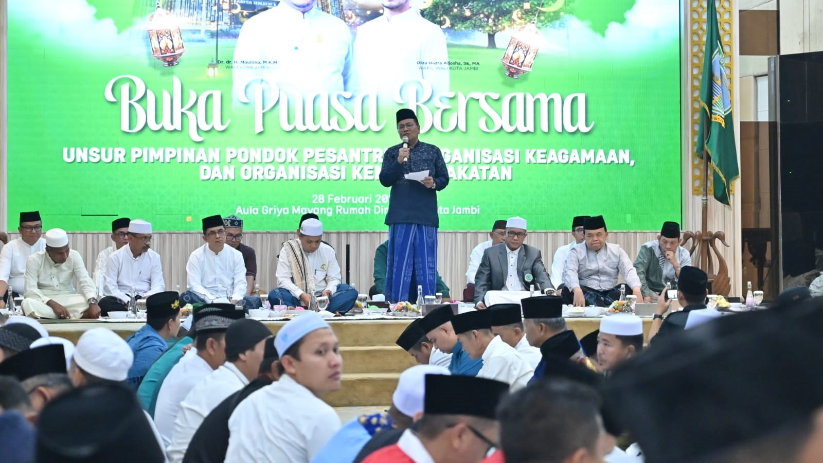 Walikota Maulana gelar buka bersama Ormas