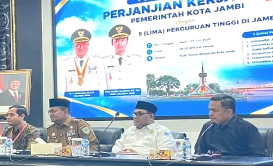 Pemkot Jambi Tekan MoU dengan 5 Kampus