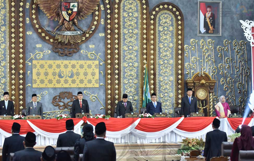 Maulana menyimak langsung penyampaian Pidato Nota Keuangan RUU RAPBN 2027 oleh Presiden Prabowo