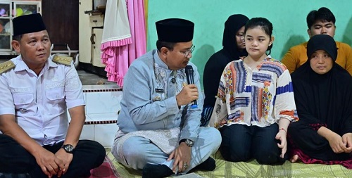 Wali Kota Maulana serahkan santunan Rp156 juta ke ahli waris Ketua RT