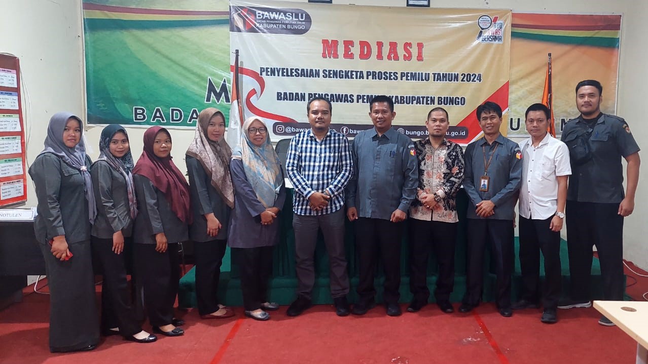 Sidang mediasi Bawaslu Bungo