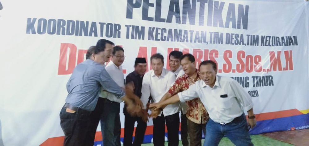 Bergerak Cepat, Haris - Sani Langsung Lantik Tim Pemenangan Tanjab Timur