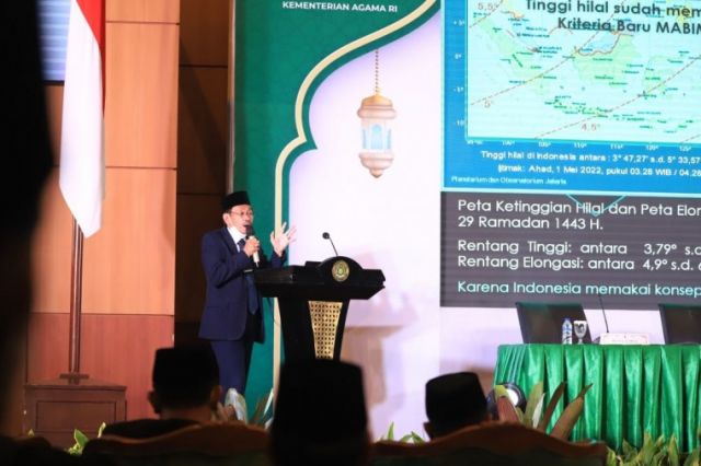 Hilal Awal Syawal 1443 Hijriyah di Indonesia Dimungkinkan Berhasil Dirukyat
