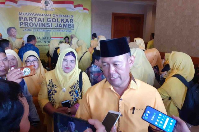 Sukandar Nyatakan Dukungan ke CE di Musda Golkar Jambi