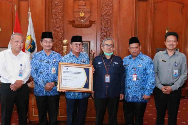 Fachrori Terima Penghargaan Kapabilitas Apip Level 3