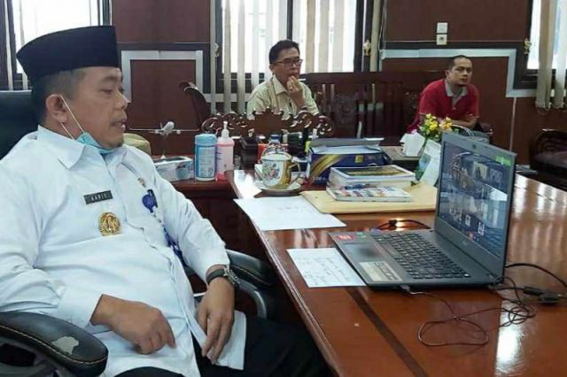 Teleconference Gubernur, Al Haris: Pencegahan Covid-19 telah Maksimal