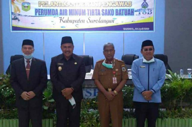 Wabup Hilal Lantik Dewan Perumda Air Minum TSB Sarolangun