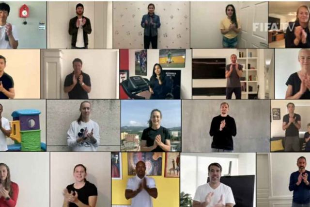 Tepuk Tangan Para Bintang Sepakbola: Terima Kasih Tenaga Medis