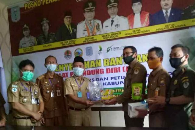 Pemkab Merangin Terima Bantuan APD dari Dinas Kehutanan, FFI, BKSDA 