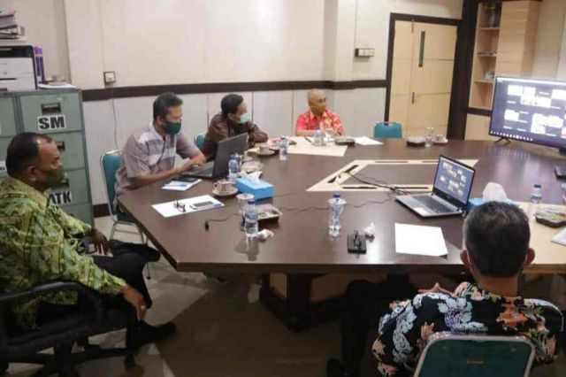 Wabup Amir Sakib Ikuti Rakor Persiapan Pilkada 2020 Via Telekonferensi