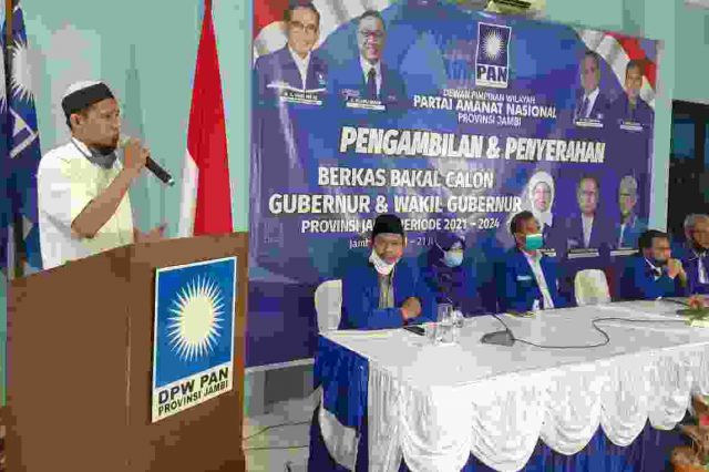 Ambil Formulir Penjaringan, Ratu Munawaroh Utus Jefri Hendrik