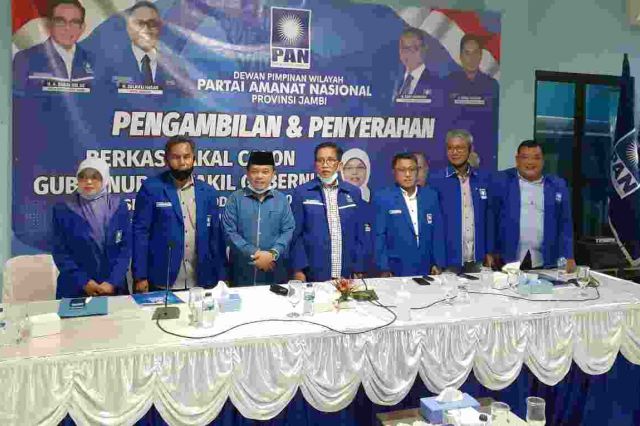 Kembalikan Formulir Pendaftaran, Al Haris Harap PAN Bersamanya di Pilgub Jambi