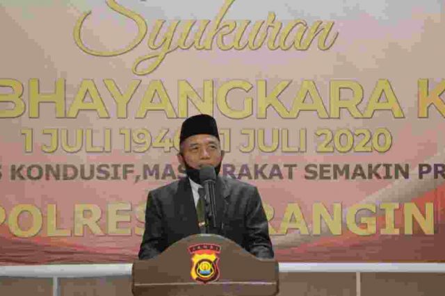 Wabup Mashuri: Tujuh Intruksi Presiden di HUT Bhayangkara ke-74