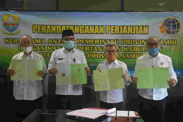 Percepat Legalisasi Tanah, Pemprov Jambi Kerjasama dengan BPN
