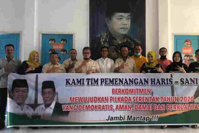 Tim Pemenangan Al Haris-Abdullah Sani Deklarasikan Pilkada Damai 2020