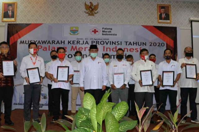 Gelar Mukerprov, HBA Harap PMI Jambi Terus Berperan Aktif Bantu Masyarakat