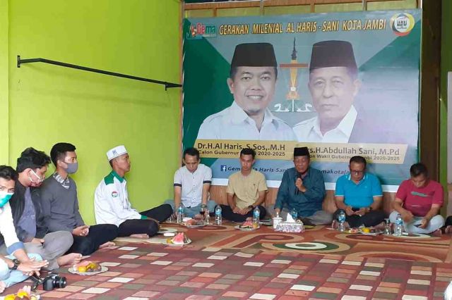 Resmikan Posko GEMA Kota Jambi, Sani: Raihlah Kemenangan dengan Mengedpankan Politik Santun